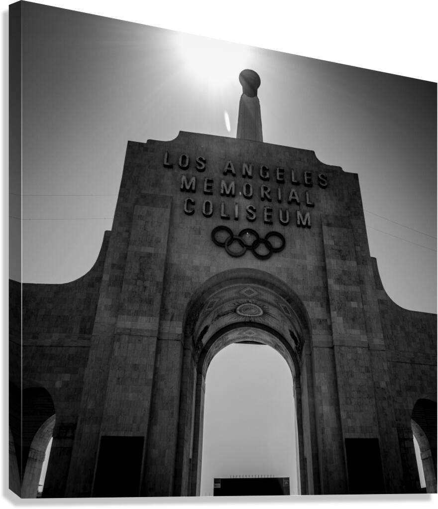 LA coliseum  square 2174 Lamc 13k Canvas Print
