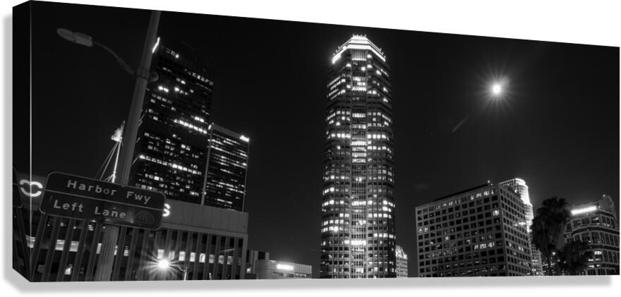 pwc building from fifth street exit ramp  panoram Canvas Print