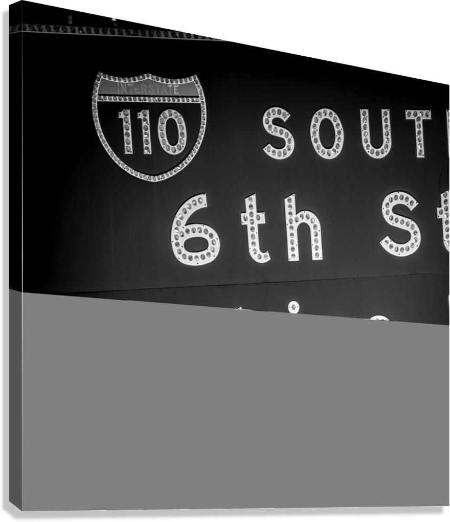 the 110 south  square 2206 Wilshire 13k Canvas Print