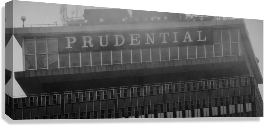 boston prudential tower  panoramic 1386 Prudentia Canvas Print