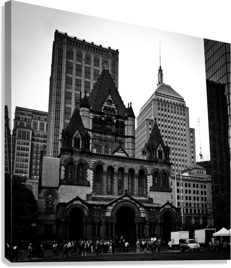 trinity church copley square  square 1387 Trinity Canvas Print