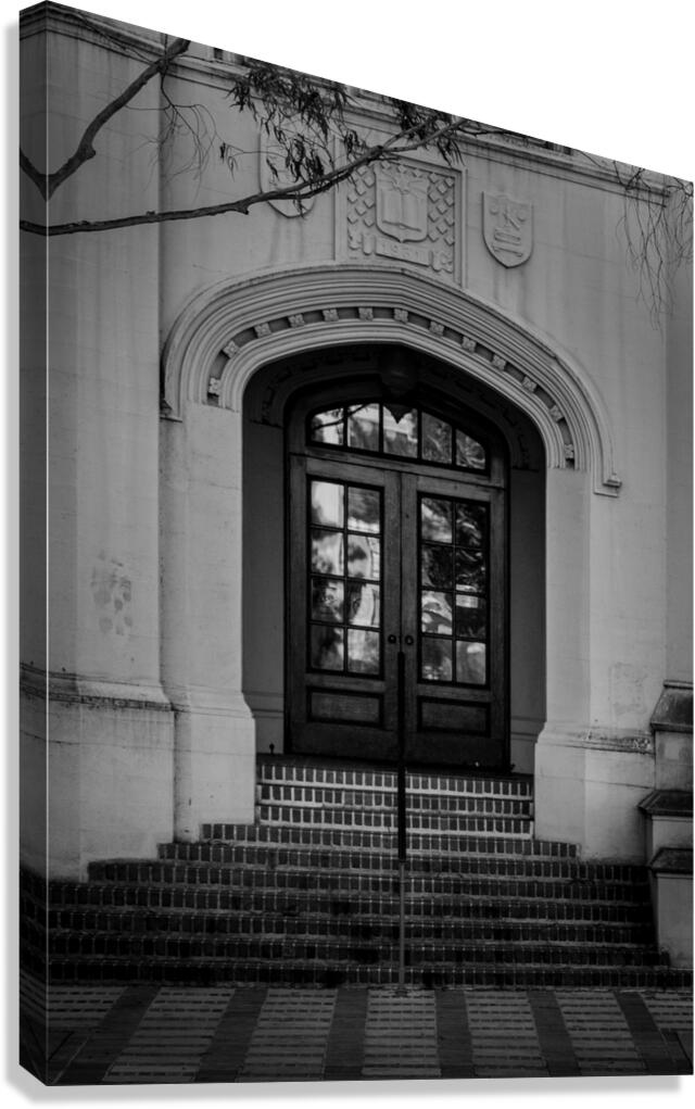 ableist entrance moses hall uc berkeley  vertical Canvas Print