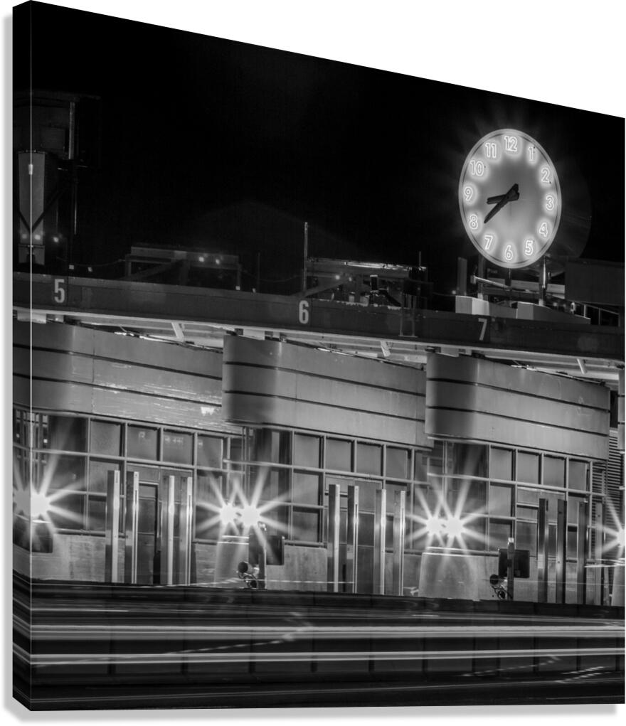 gg bridge toll booths  square 2967 Toll 13k Canvas Print