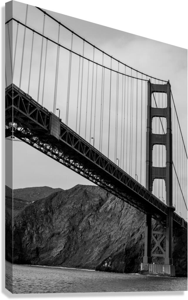 golden gate bridge  vertical 4523 Kirby 13k Canvas Print