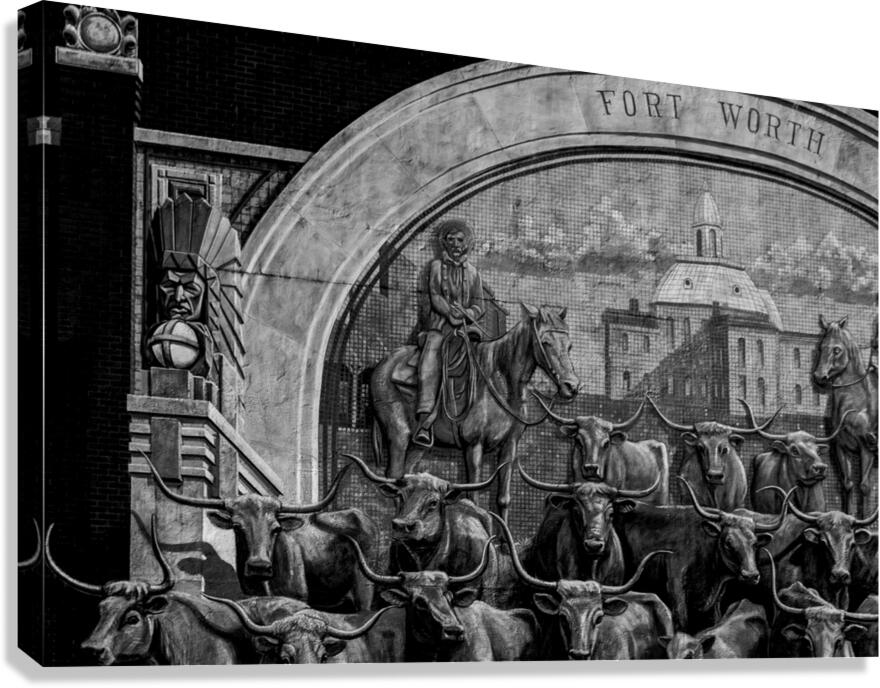 sundance square mural  horizontal 820 Sundance 13 Canvas Print