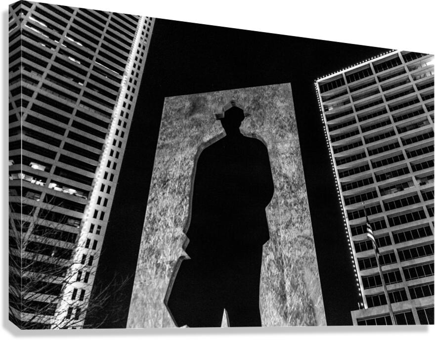 man with briefcase  horizontal 800 Briefcase 13k. Canvas Print