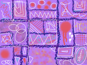 Divide  Conquer Light Violet