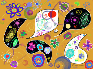 Paisley  Orange