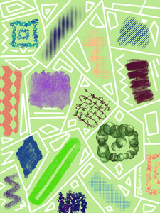 Rectangles In Pale Green