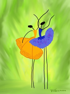 Stick Ballerina 2 by Dorothea Neumann