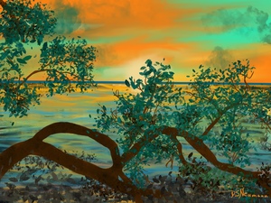 View Past The Broken Branch by Dorothea Neumann