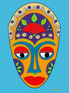 Woman s Mask 11 by Dorothea Neumann