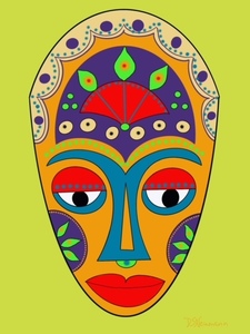 Woman s Mask 2 by Dorothea Neumann