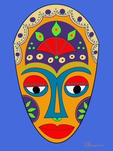 Woman s Mask 4 by Dorothea Neumann