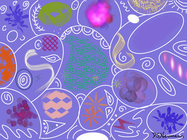 Extravaganza In Purple by Dorothea Neumann