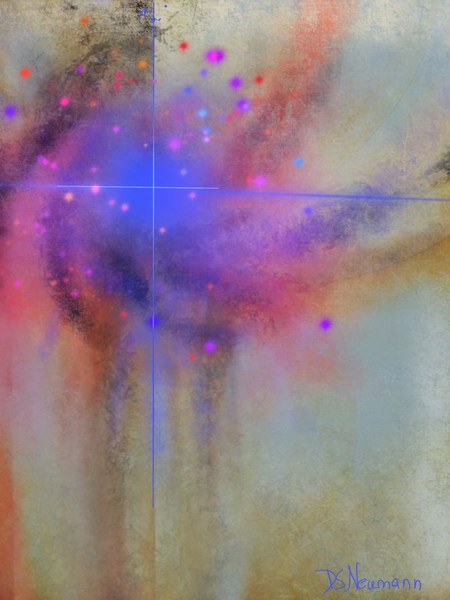 Flaming Star 2 Print