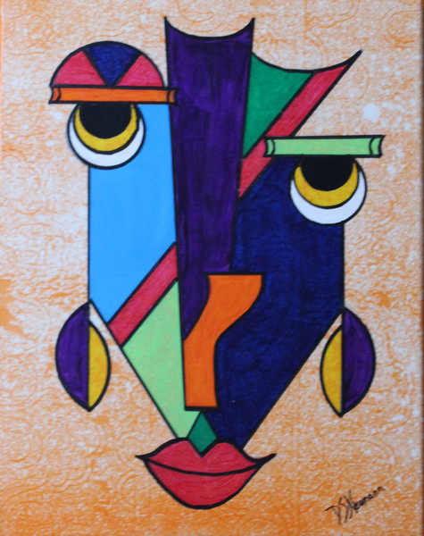 Tribal Mask  15 by Dorothea Neumann