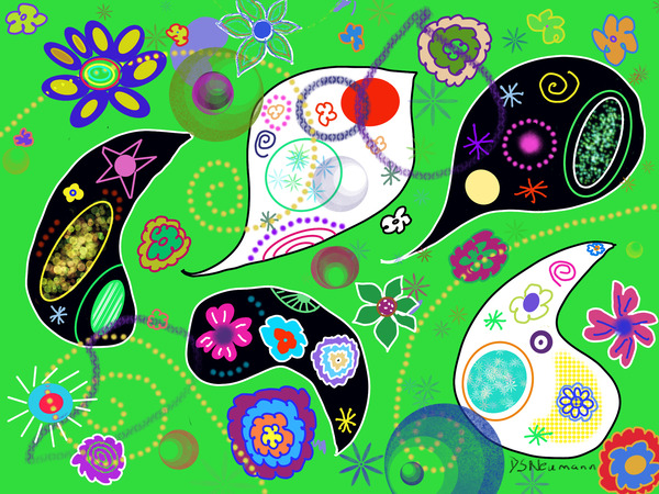 Paisley Lime by Dorothea Neumann