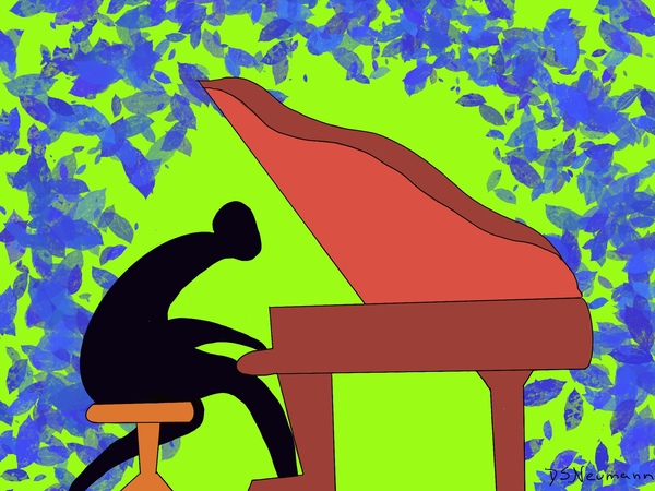 Piano Man Print