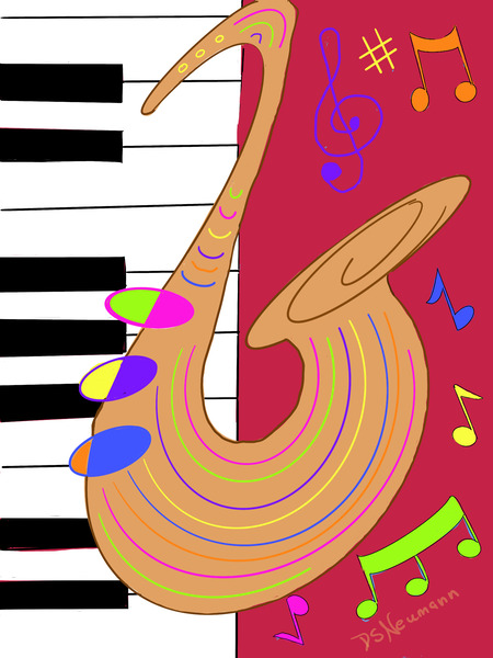 Sax  Piano by Dorothea Neumann