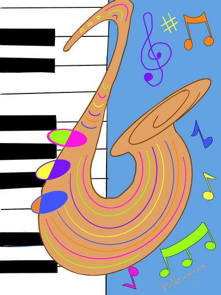 Sax  Piano1 by Dorothea Neumann