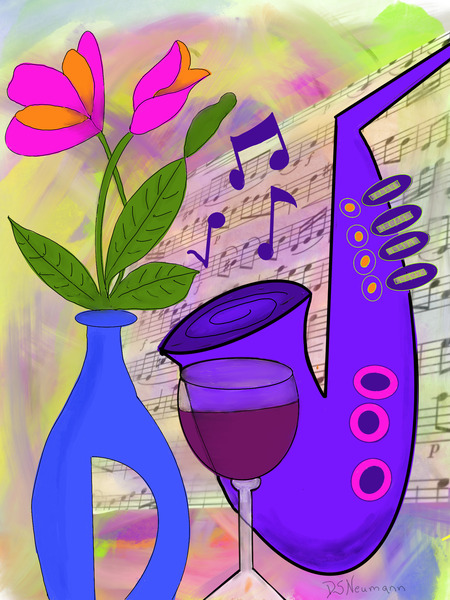 Seduction -  Wine Roses  Jazz by Dorothea Neumann