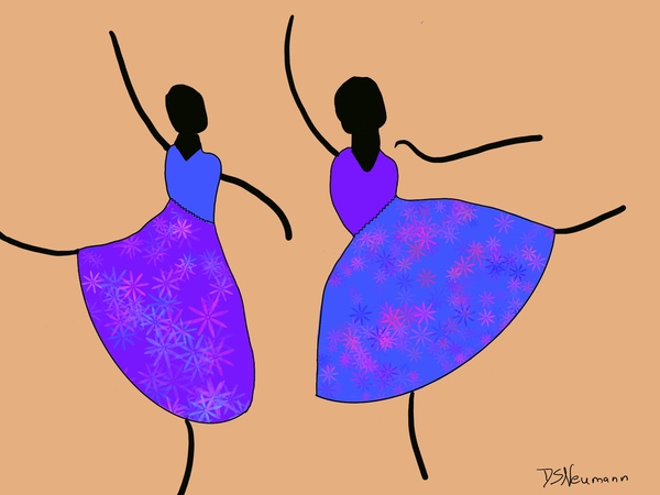 Stick Ballerinas by Dorothea Neumann