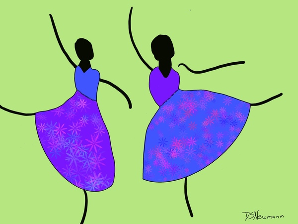 Stick Ballerinas 2 by Dorothea Neumann