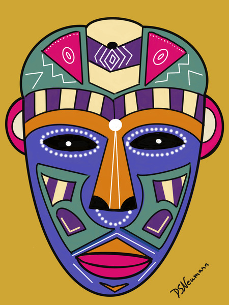 Tribal Mask 1 by Dorothea Neumann