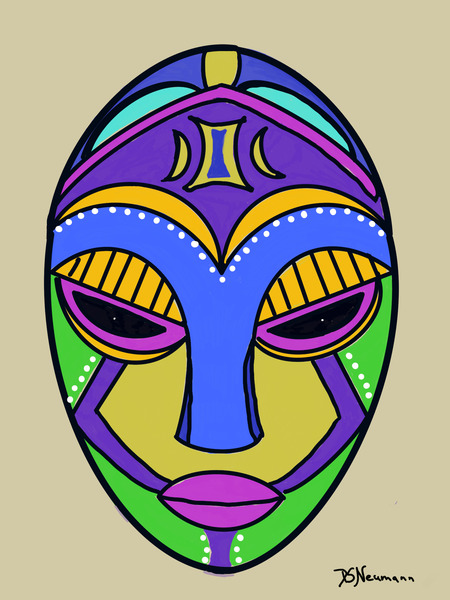 Tribal Mask  Print