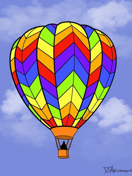 Up Up  & Away Print