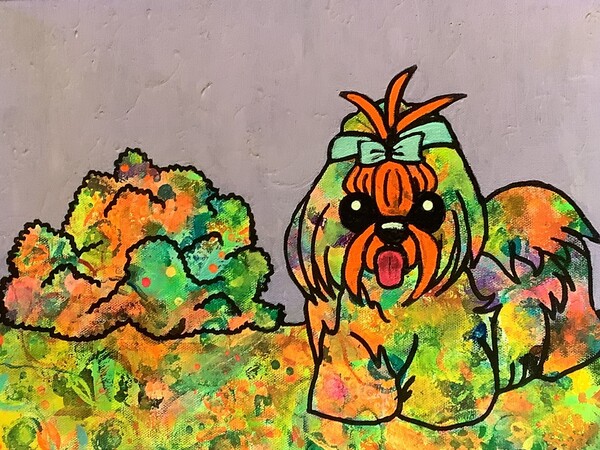 Whimsical Shih Tzu by Dorothea Neumann