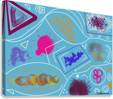 Weird shapes Canvas Print