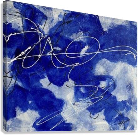 Blue Nebula Canvas Print
