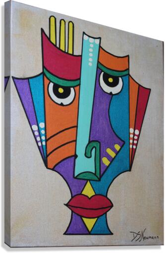 Tribal Mask Canvas Print