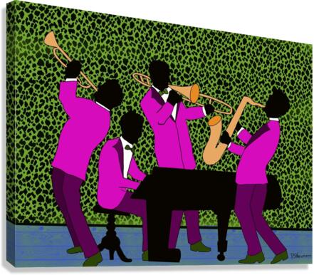 Jamming Canvas Print