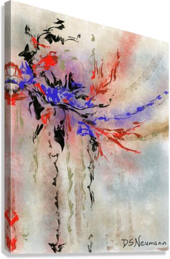 Flaming Star Canvas Print
