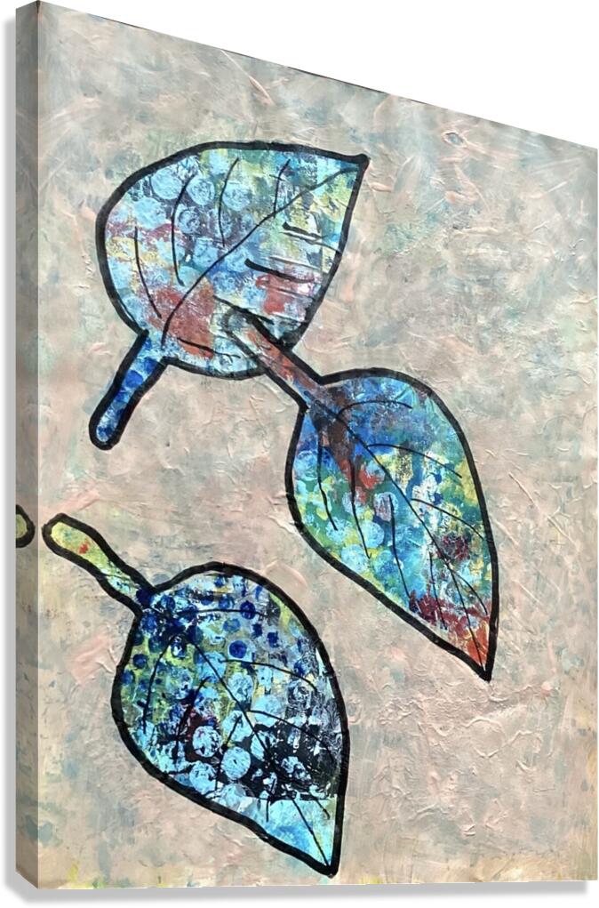 3 Leaves Canvas Print