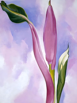 Georgia OKeeffe - Pink Ornamental Banana 