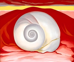 Georgia OKeeffe - Red Hill and White Shell