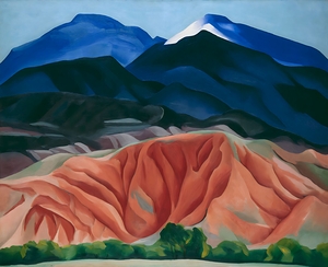 Georgia O’Keeffe - Black Mesa Landscape New Mexico  Out Back of Maries II 1930