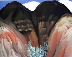  Georgia OKeeffe - Black Hills with Cedar 