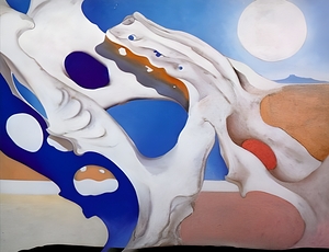  Georgia OKeeffe - Shadow with Pelvis and Moon