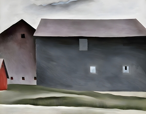 Georgia OKeeffe - Lake George Barns