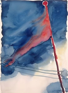 Georgia OKeeffe - The Flag 1918