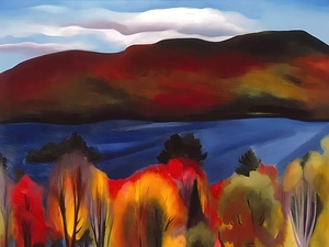 Georgia OKeeffe - Lake George Autumn 1927