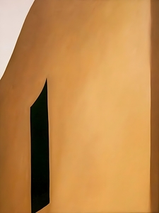 Black Patio Door By Georgia OKeeffe . 1955