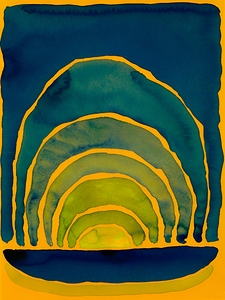 Georgia OKeeffe - Light coming on the Plains No. 1. 1917