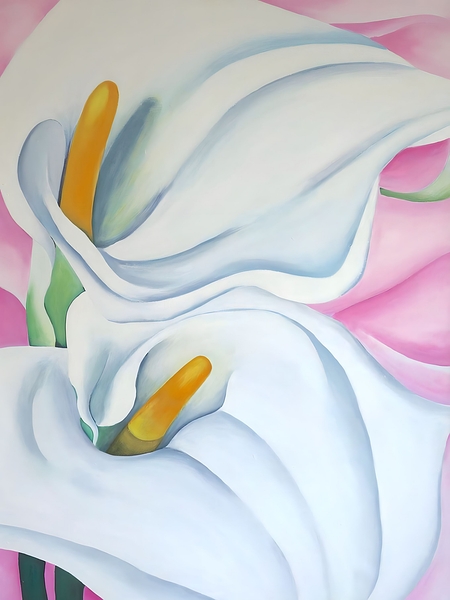 Georgia OKeeffe - Two Calla Lilies Print