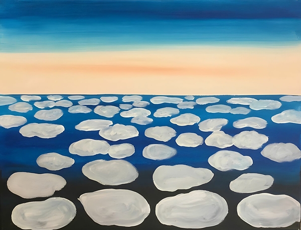 Georgia OKeeffe - Sky Above Clouds IV Print